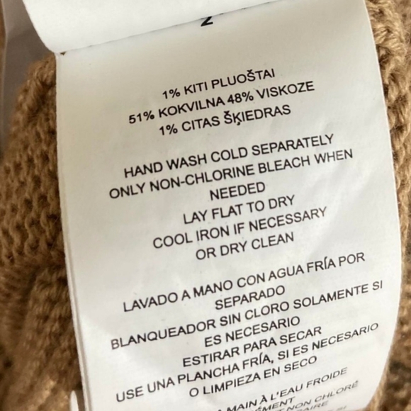 MICHAEL Michael Kors Camel Sleeveless Turtleneck Sweater - Picture 4 of 5